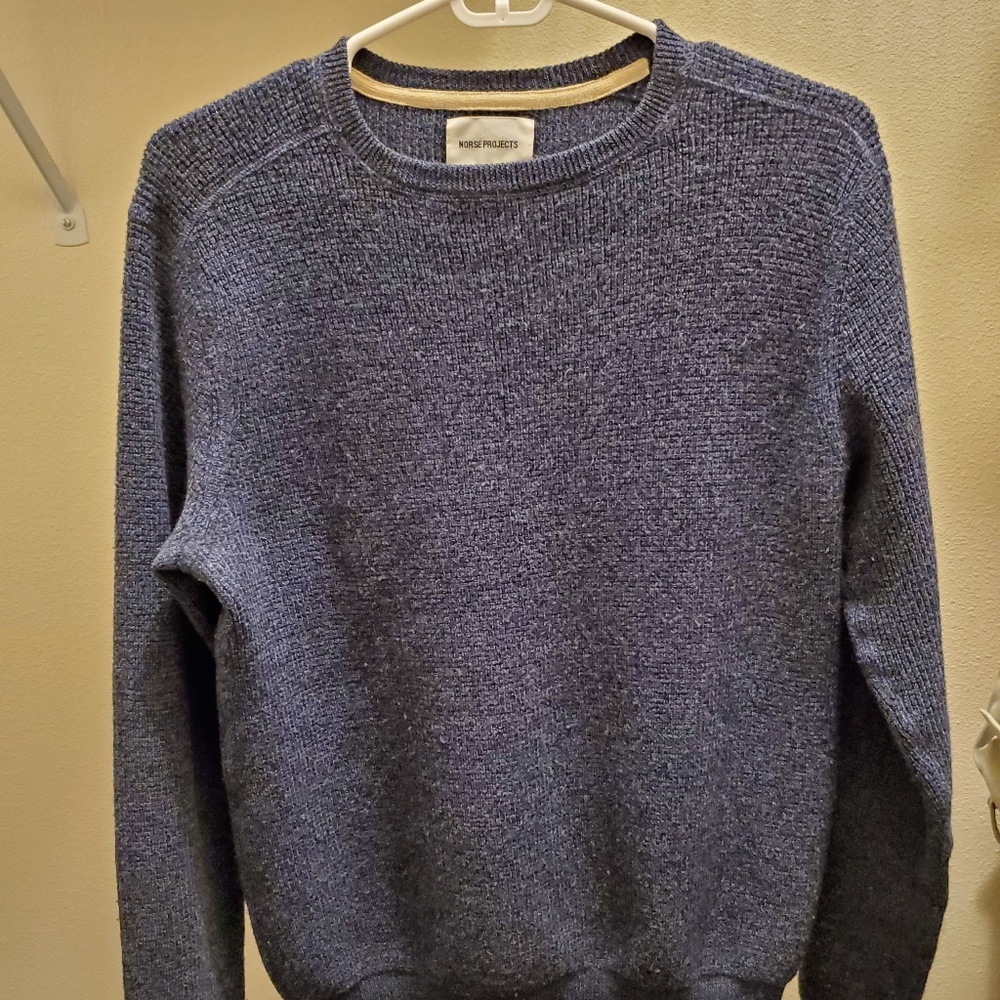 Norse Projects Waffle wool sweater
